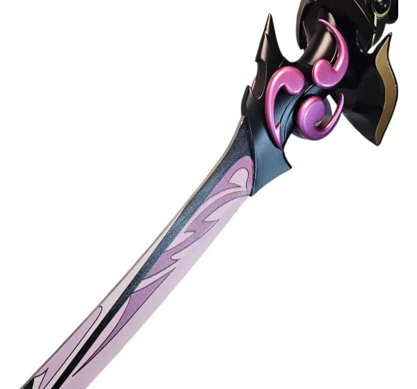 Katana Rosa Musou Isshin Raiden Shogun Genshin Impact Em Aço