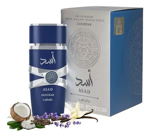 Perfume Árabe Assad Zanzibar Edp Masculino 100ml