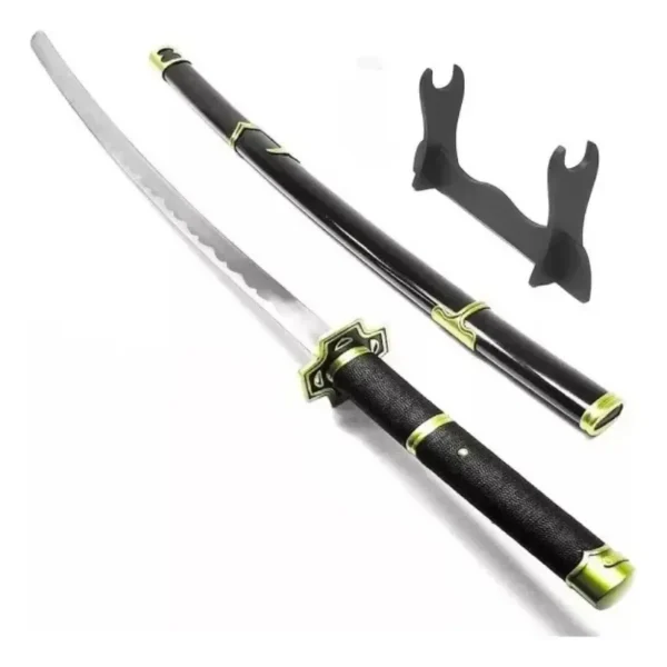 Katana Zoro Yubashiri Cosplay One Piece Preta