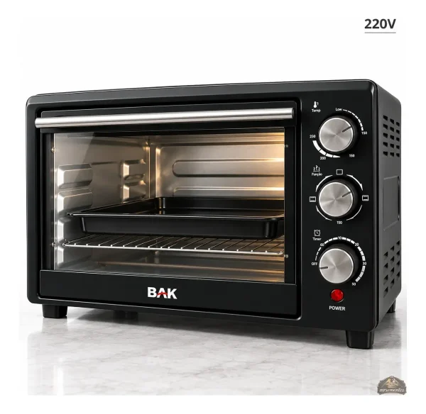 Forno Elétrico Compacto de Bancada 35 Litros 1600W Aquecimento Duplo