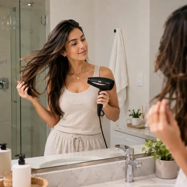 Secador De Cabelo Dobrável Bivolt 1250w Portátil