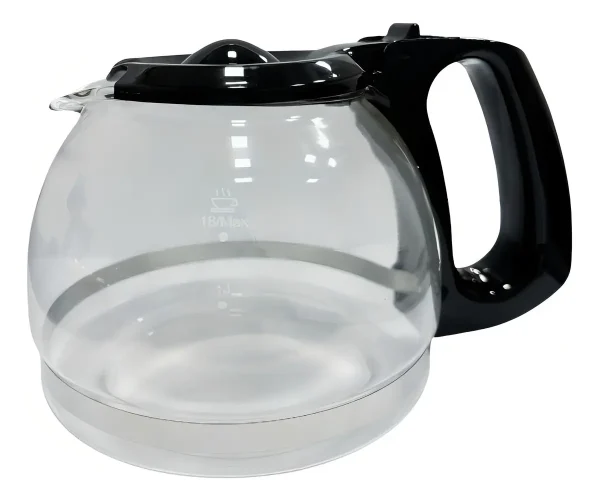 Cafeteira Elétrica Bak 650w Jarra De Vidro 18 Xícaras Cor Preto