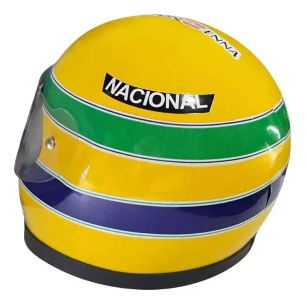 Miniatura Capacete F1 Ayrton  Senna - 13 Cm