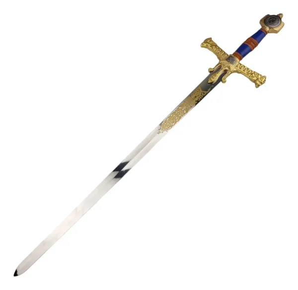 Espada Rei Davi  Rei Salomão Aço Com  Suporte