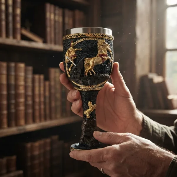 Taça 3D Medieval Guerreiro De Tróia