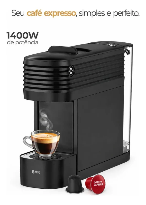 Cafeteira Elétrica Expresso de Cápsula 580ml 1400W