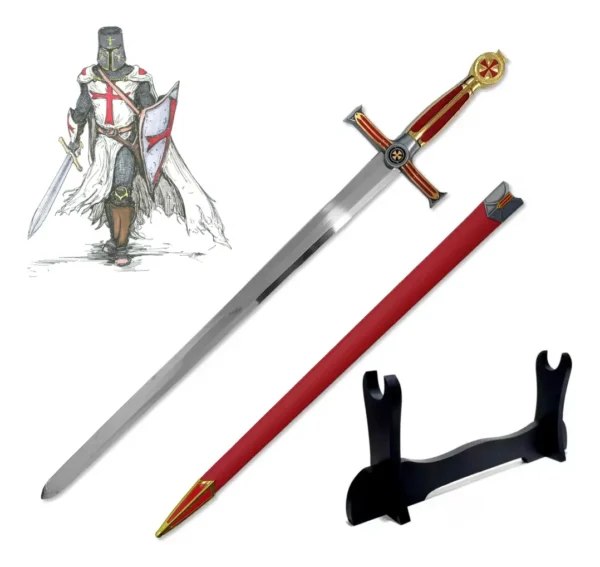 Espada Medieval Arma Cruzado Teutonic Order Cavaleiro