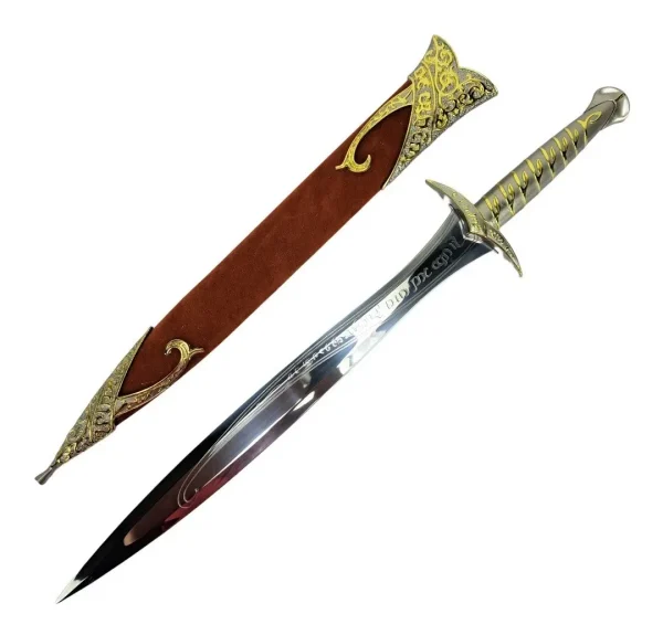 Espada Ferroada Frodo Senhor Dos Anéis Hobbit + Bainha