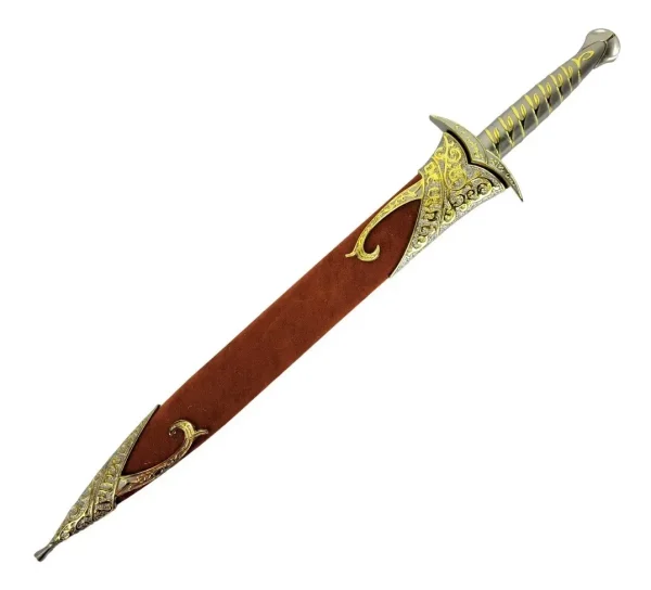 Espada Ferroada Frodo Senhor Dos Anéis Hobbit + Bainha