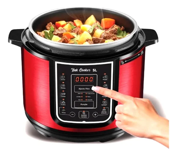 Panela de Pressão Elétrica Digital 5L 900W 220V