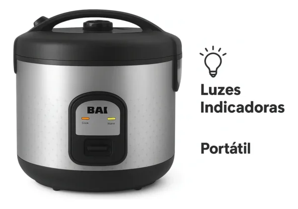 Panela De Arroz Elétrica Cozimento Rápido 700w 1,8 LT