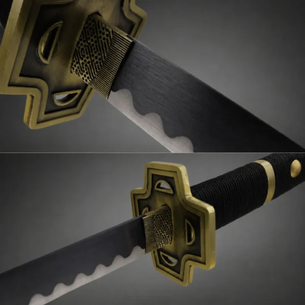 Katana Zoro Yubashiri Cosplay One Piece Preta