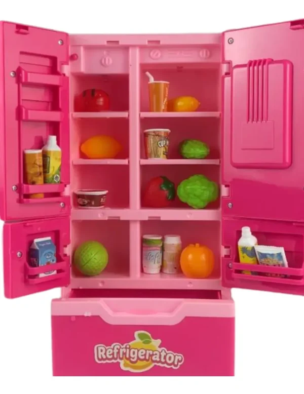 Mini Geladeira Mini Fridge Com Luz,som E Fumaça
