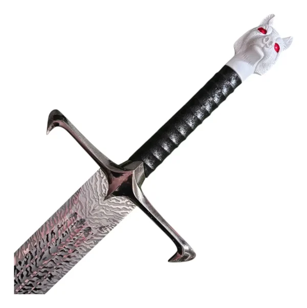 Espada Decorativa Garra Longa Jon Snow Aço Valiriano Thrones