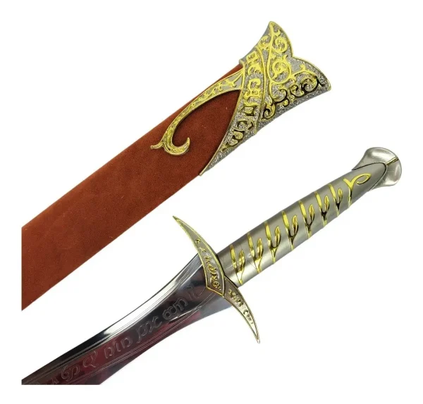Espada Ferroada Frodo Senhor Dos Anéis Hobbit + Bainha