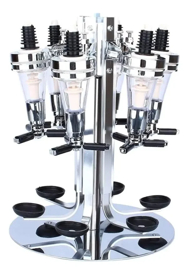 Porta Bebidas Giratório Dosador Dispenser Para 6 Garrafas