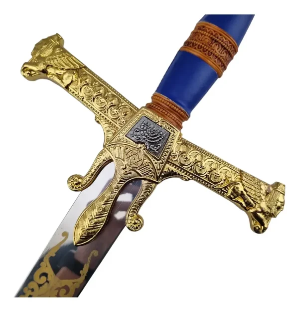Espada Rei Davi  Rei Salomão Aço Com  Suporte