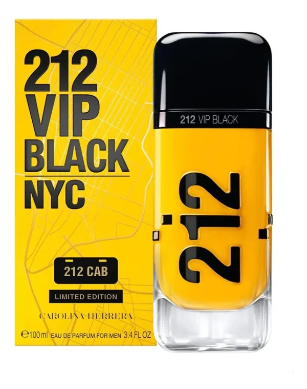 Carolina Herrera 212 Vip Black Cab Edp Masculino 100ml
