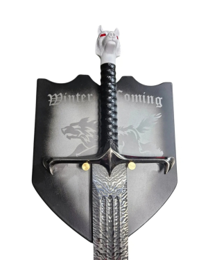 Espada Decorativa Garra Longa Jon Snow Aço Valiriano Thrones