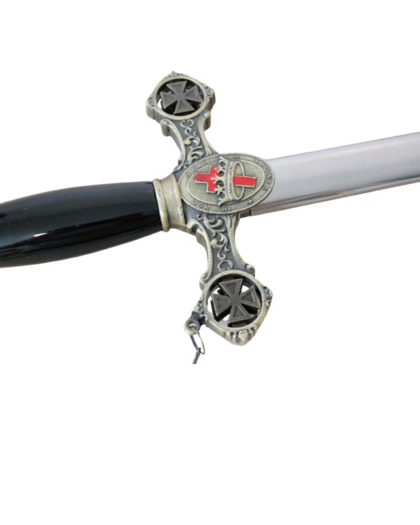 Espada Cerimonial Cavaleiros Templários Cruz Vermelha