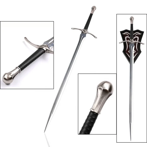 Espada Gandalf Glamdring Senhor Dos Aneis C/ Suporte