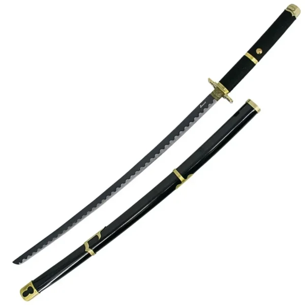 Katana Zoro Yubashiri Cosplay One Piece Preta