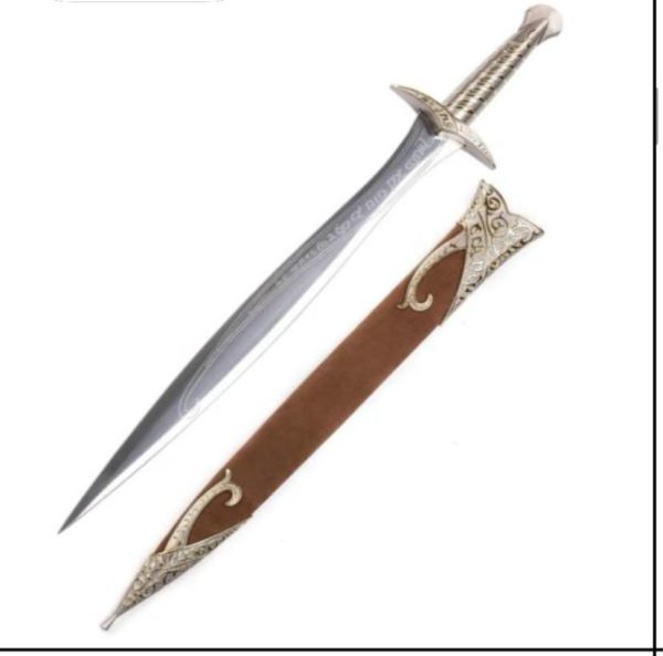 Espada Ferroada Frodo Senhor Dos Anéis Hobbit + Bainha