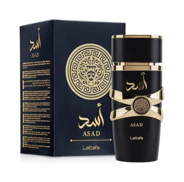 Perfume Árabe Asad Black Preto Lattafa Edp 100ml Masculino